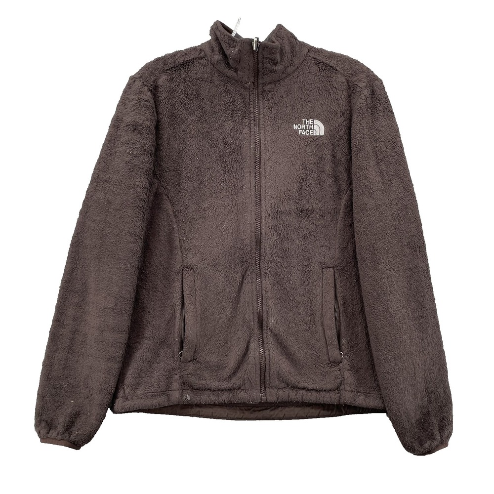 North Face Osito Jacket Womens Small Brown Teddy Fleece Gorpcore Athleisure Chic